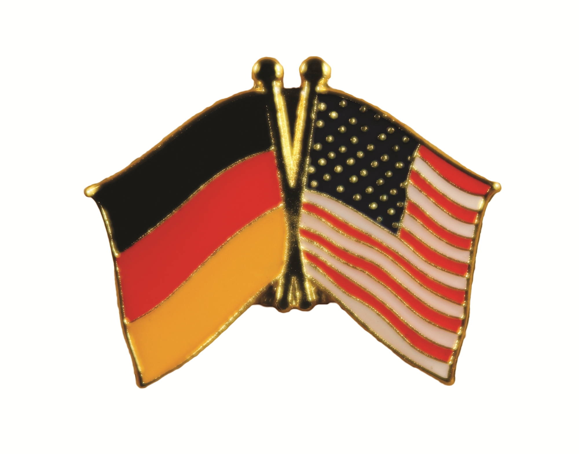 USA / Deutschland Freundschafts Pin Anstecker Flagge Fahne Nationalflagge