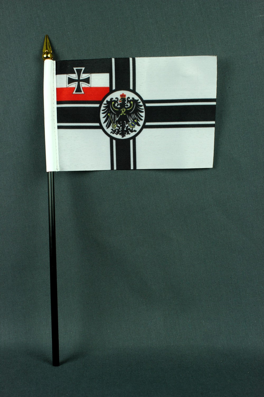 Kleine Tischflagge Kaiserliche Marine Reichskriegsflagge RKF 10x15 cm optional mit Tischfähnchenstän