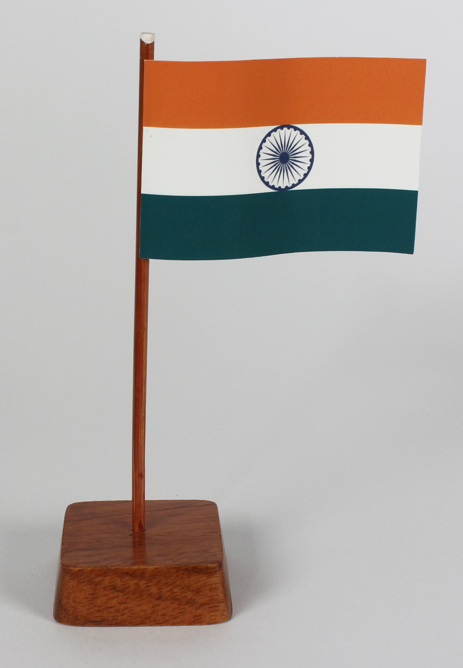 Mini Tischflagge Indien Höhe 13 cm Tischfähnchen