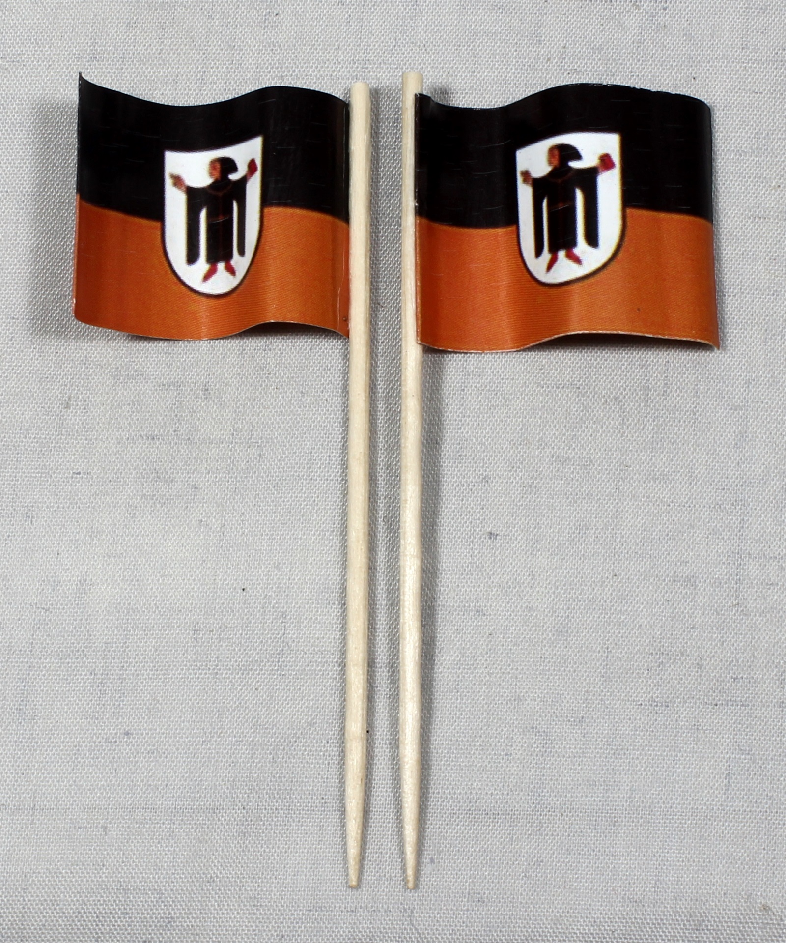 deko-picker-muenchen Party-Picker Flagge München Papierfähnchen in Spitzenqualität 50 Stück Beutel