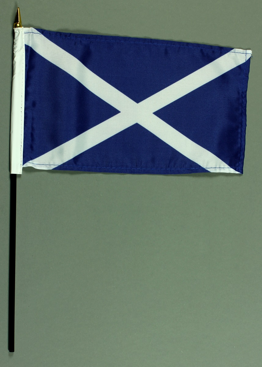 Tischflagge Schottland 15x25 cm BASIC optional mit Tischflaggenständer