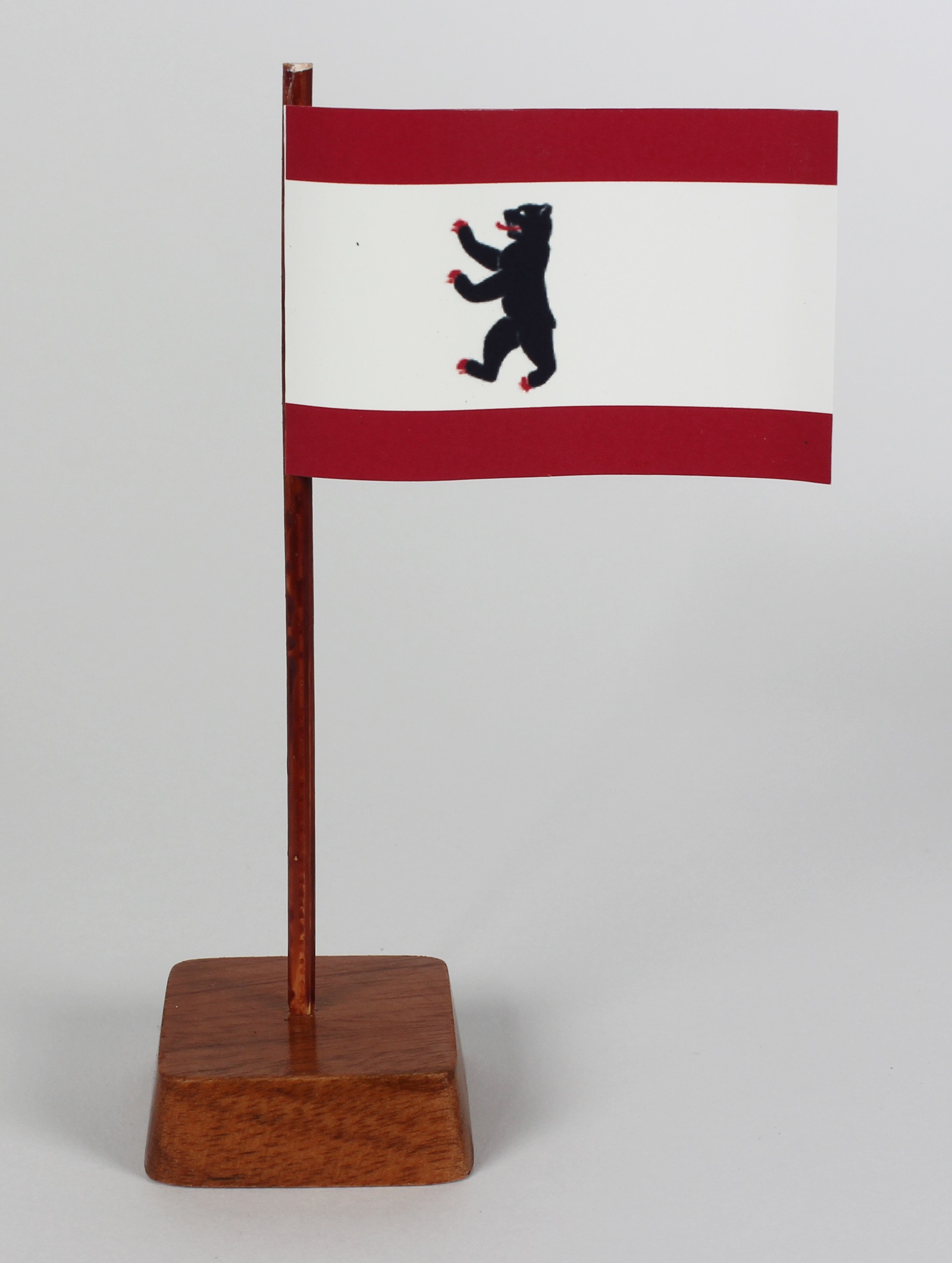 Mini Tischflagge Berlin Höhe 13 cm Tischfähnchen