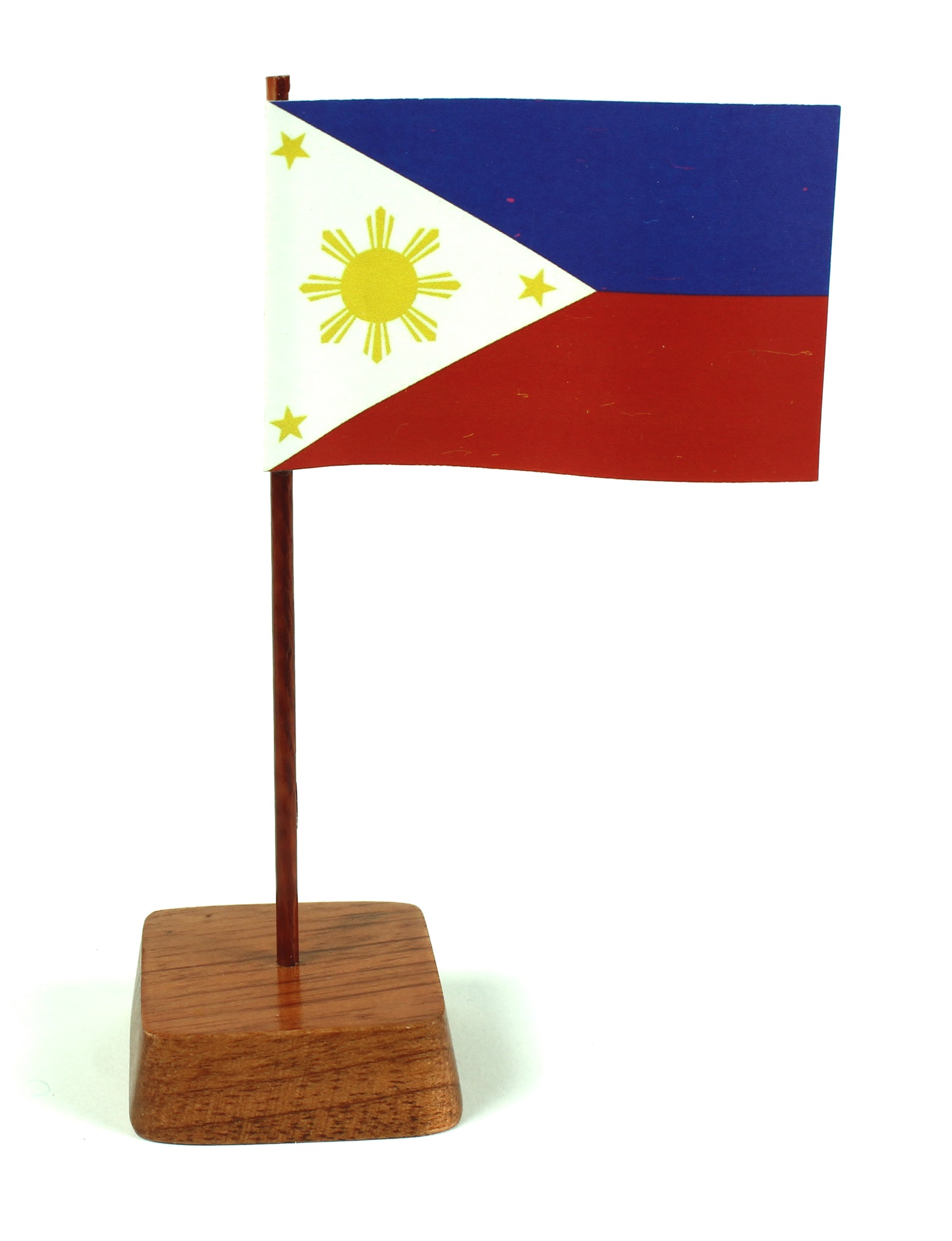 Mini Tischflagge Philippinen Höhe 13 cm Tischfähnchen