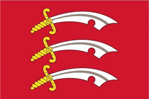 Flagge Fahne : Essex Eastseaxe England