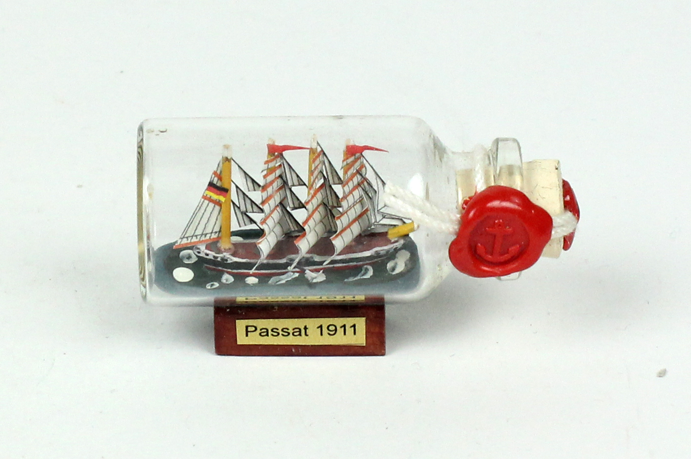 Passat Mini Buddelschiff 10 ml 5x2 cm Flaschenschiff