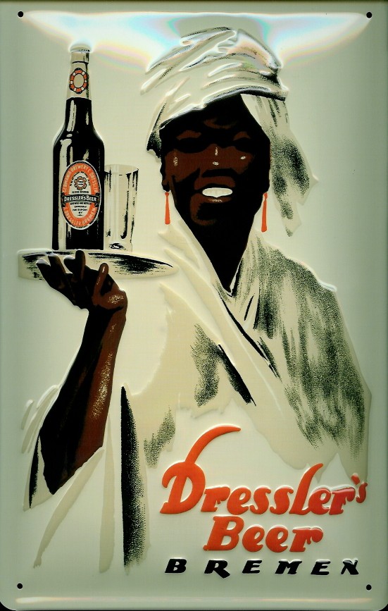 P-4005-Dressler-s-Beer Blechschild Dressler Beer Bier Bremen Schild Werbeschild retro Nostalgieschild
