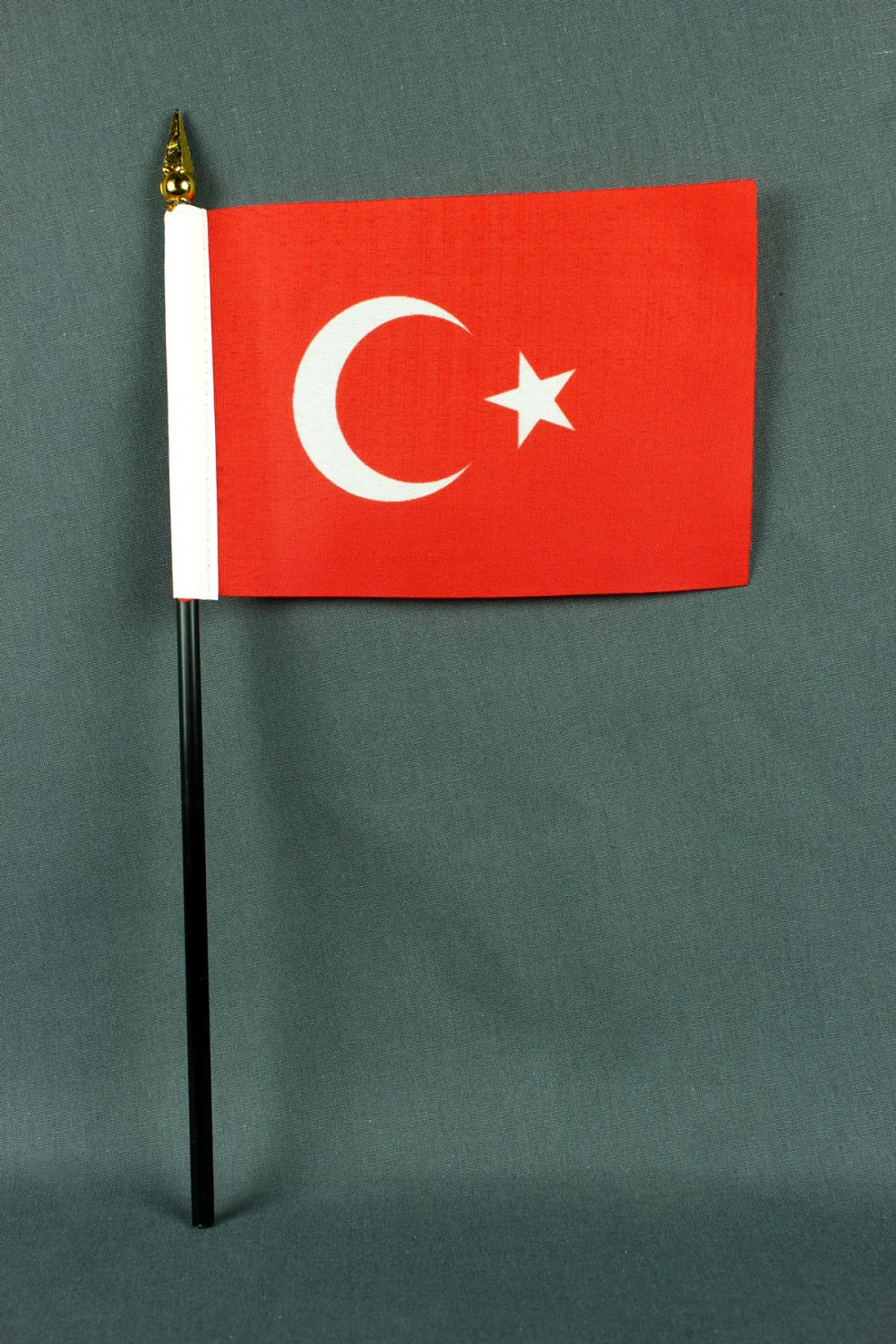 Kleine Tischflagge Türkei 10x15 cm optional mit Tischfähnchenständer