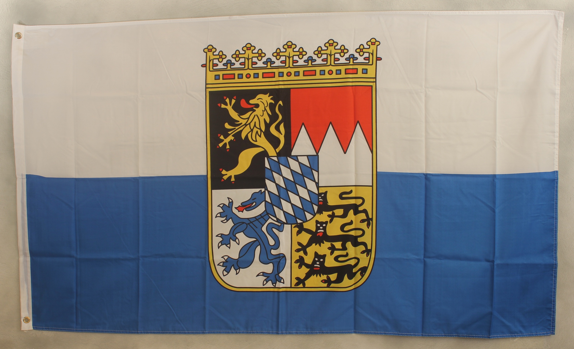 flagge-bayern-landesflagge Bayern Flagge Großformat 250 x 150 cm wetterfest