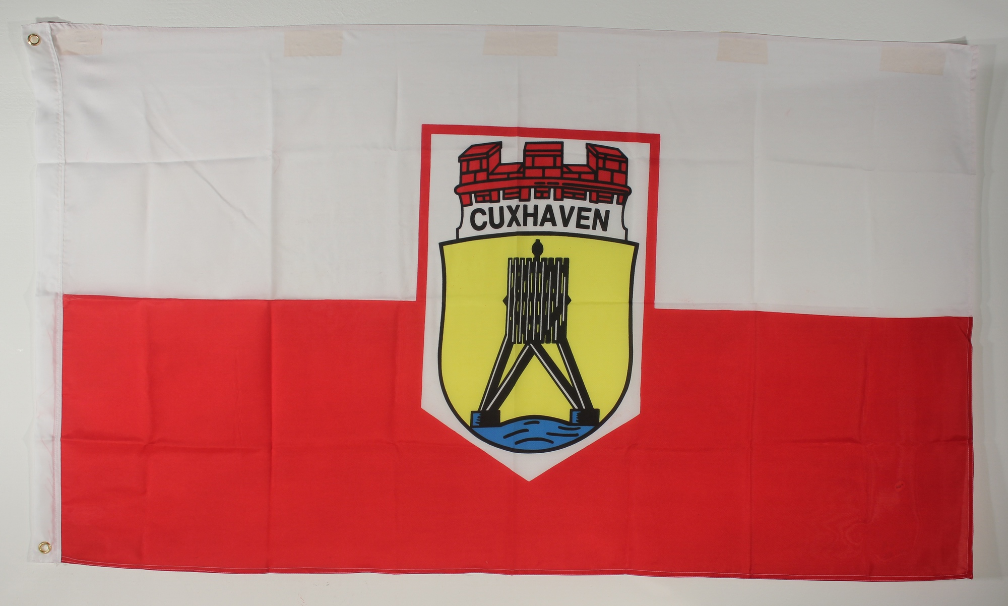 Flagge Fahne Cuxhaven Cuxhafen Cuxhavenflagge