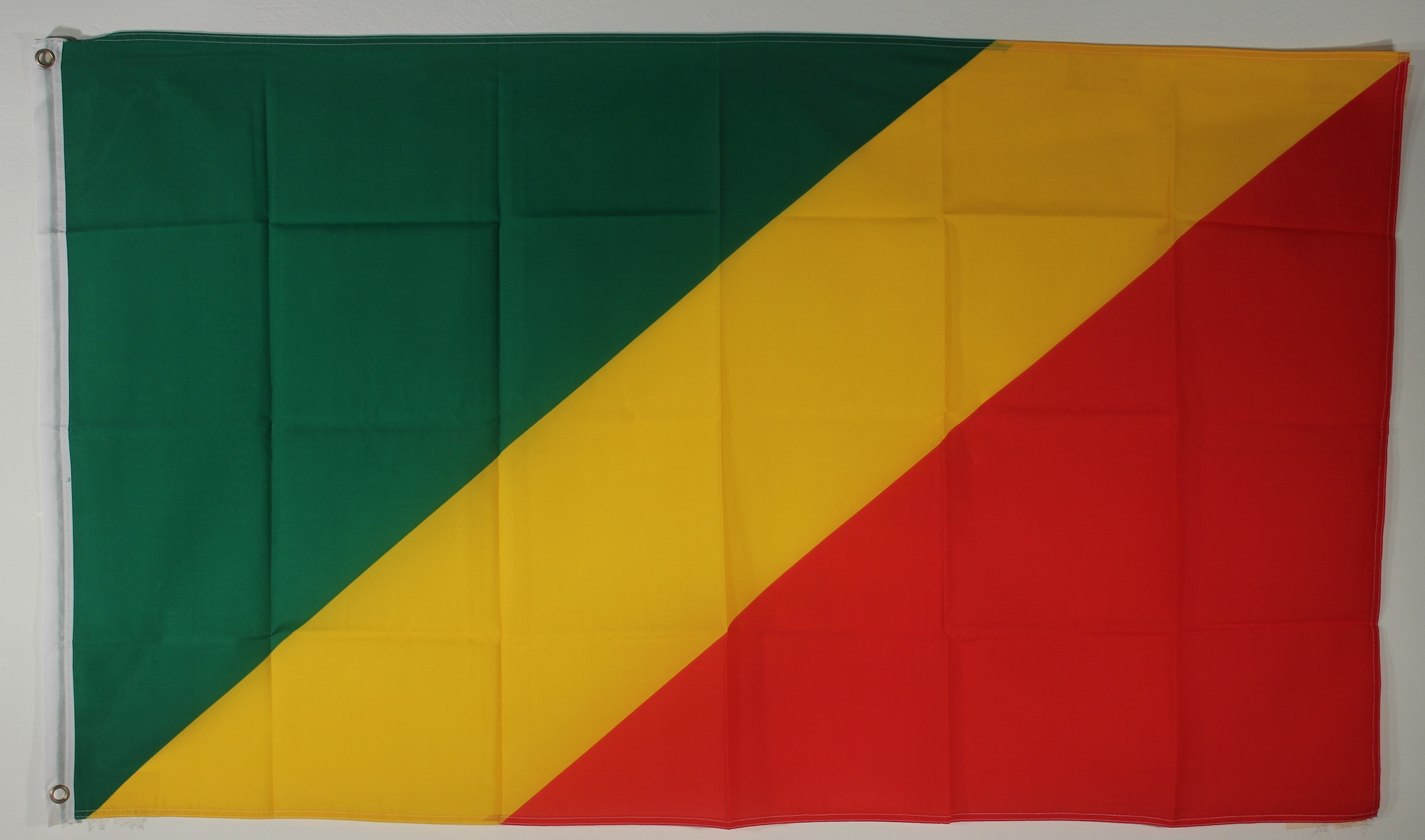 Flagge Fahne : Kongo Brazaville  Nationalflagge Nationalfahne