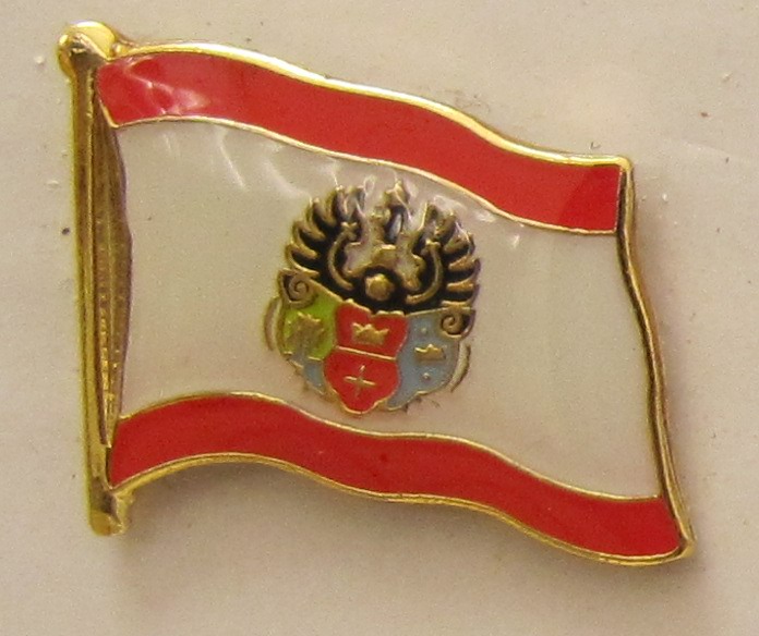 Pin Anstecker Flagge Fahne Königsberg Stadtflagge Kaliningrad Ostpreussen königsberger Stadtflagge