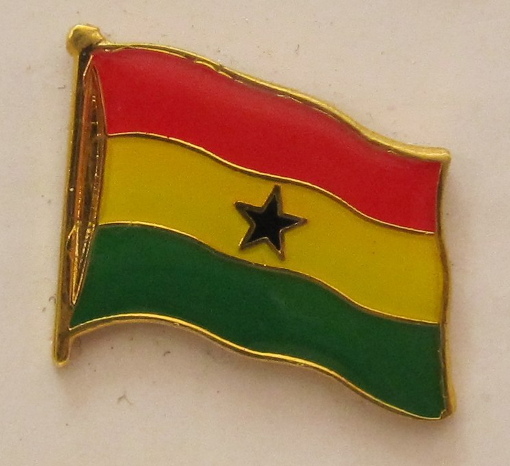 Ghana Pin Anstecker Flagge Fahne Nationalflagge