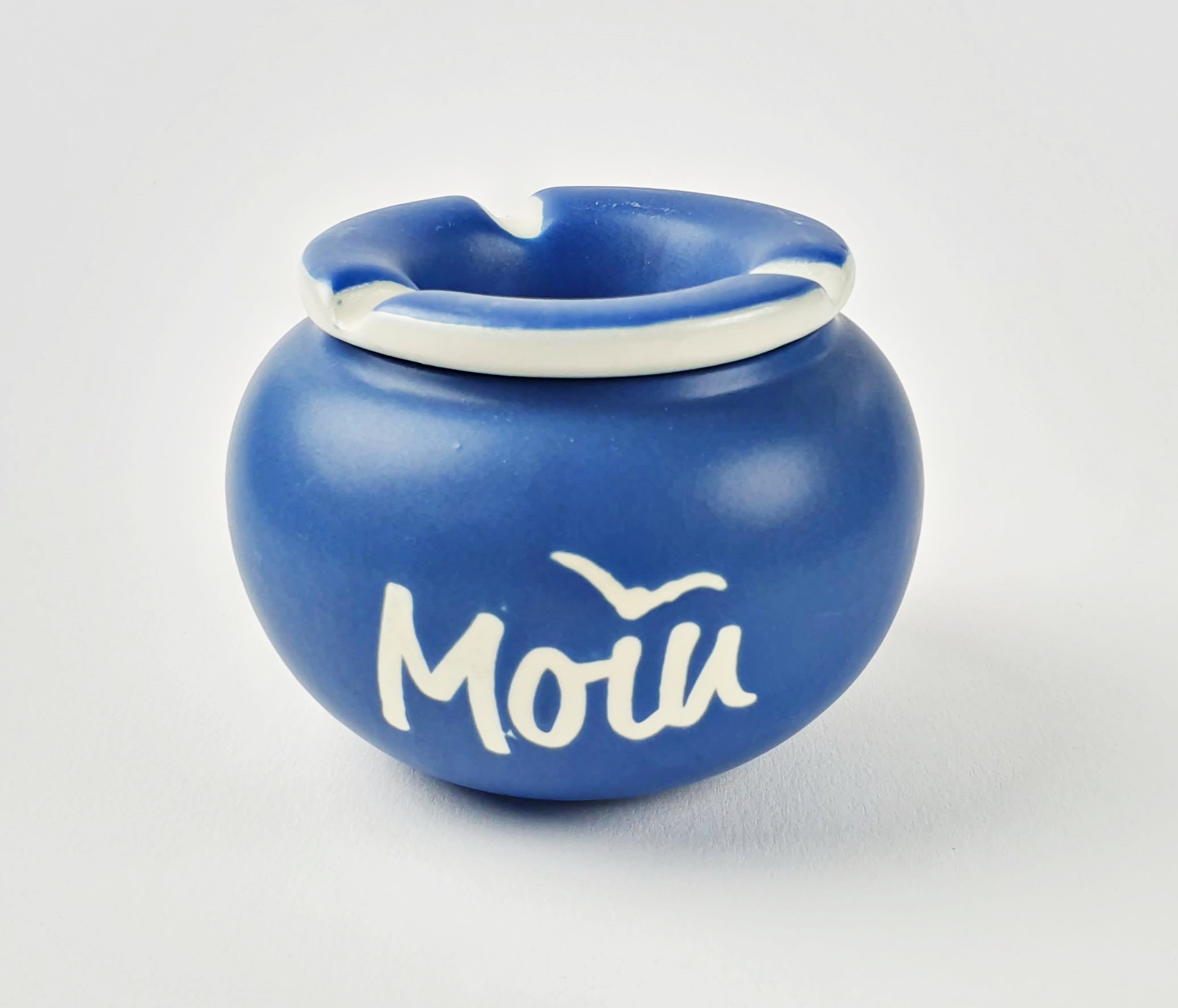 aschenbecher-moin-b Keramik Aschenbecher Moin blau Windascher