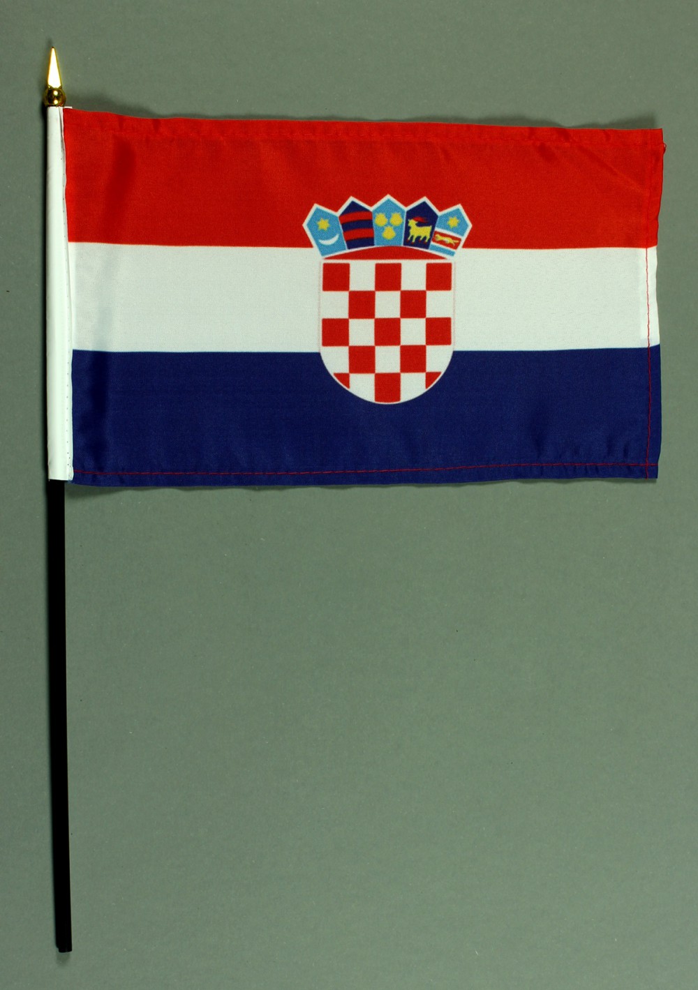 Tischflagge Kroatien 15x25 cm BASIC optional mit Tischflaggenständer