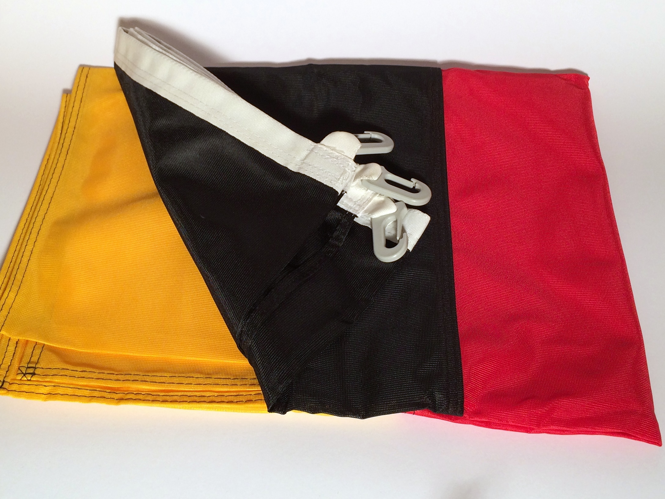 Flagge Deutschland Hochformat 80x200cm Glanzpolyester
