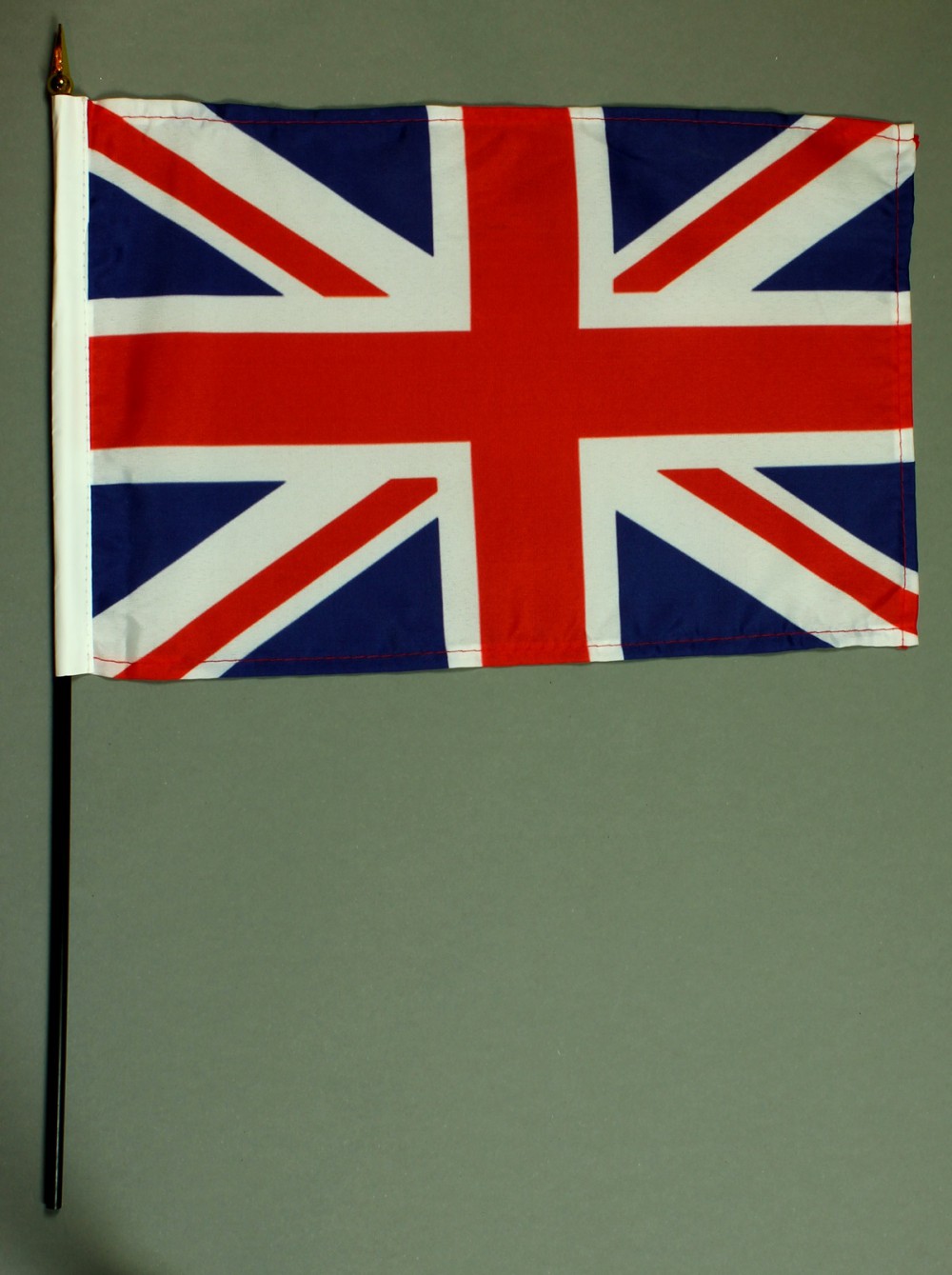 Tischflagge Großbritannien 20x30 cm optional mit Tischflaggenständer aus Mahagoni Holz