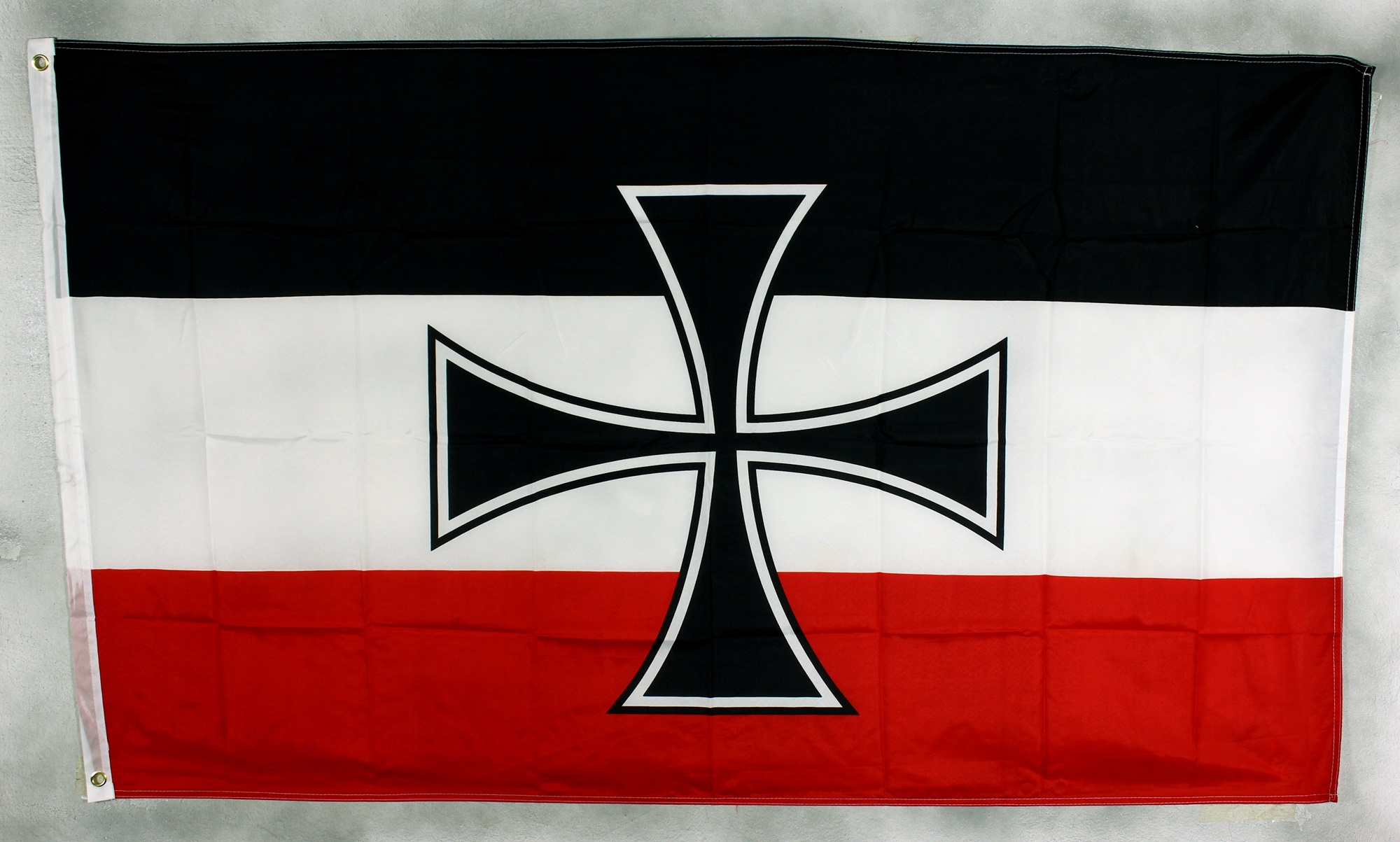 flagge-goesch-kriegsmarine Gösch Kriegsmarine vor 1918 Flagge Großformat 250 x 150 cm wetterfest