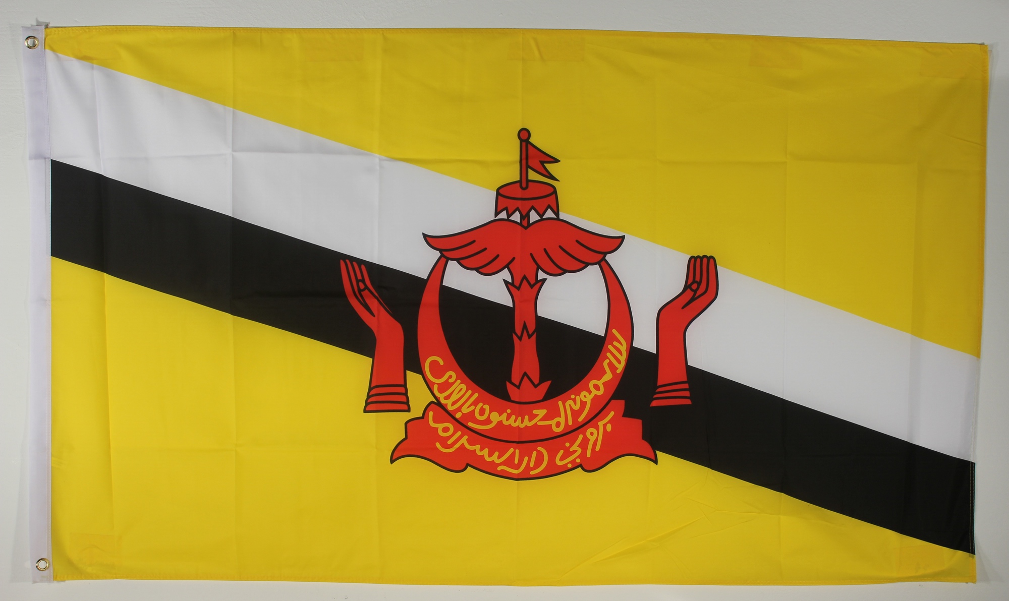 Flagge Fahne : Brunei Nationalflagge Nationalfahne