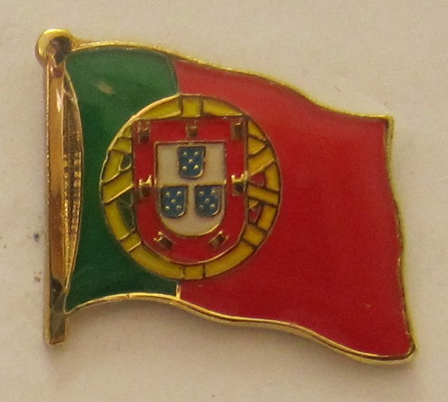 Pin Anstecker Flagge Fahne Portugal Nationalflagge