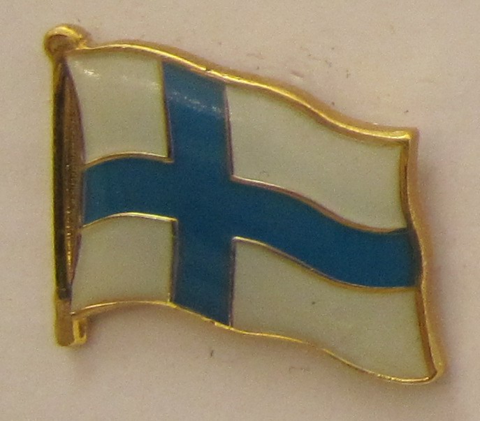 Pin Anstecker Flagge Fahne Finnland Staatsflagge Flaggenpin Button Badge Flaggen Clip Anstecknadel