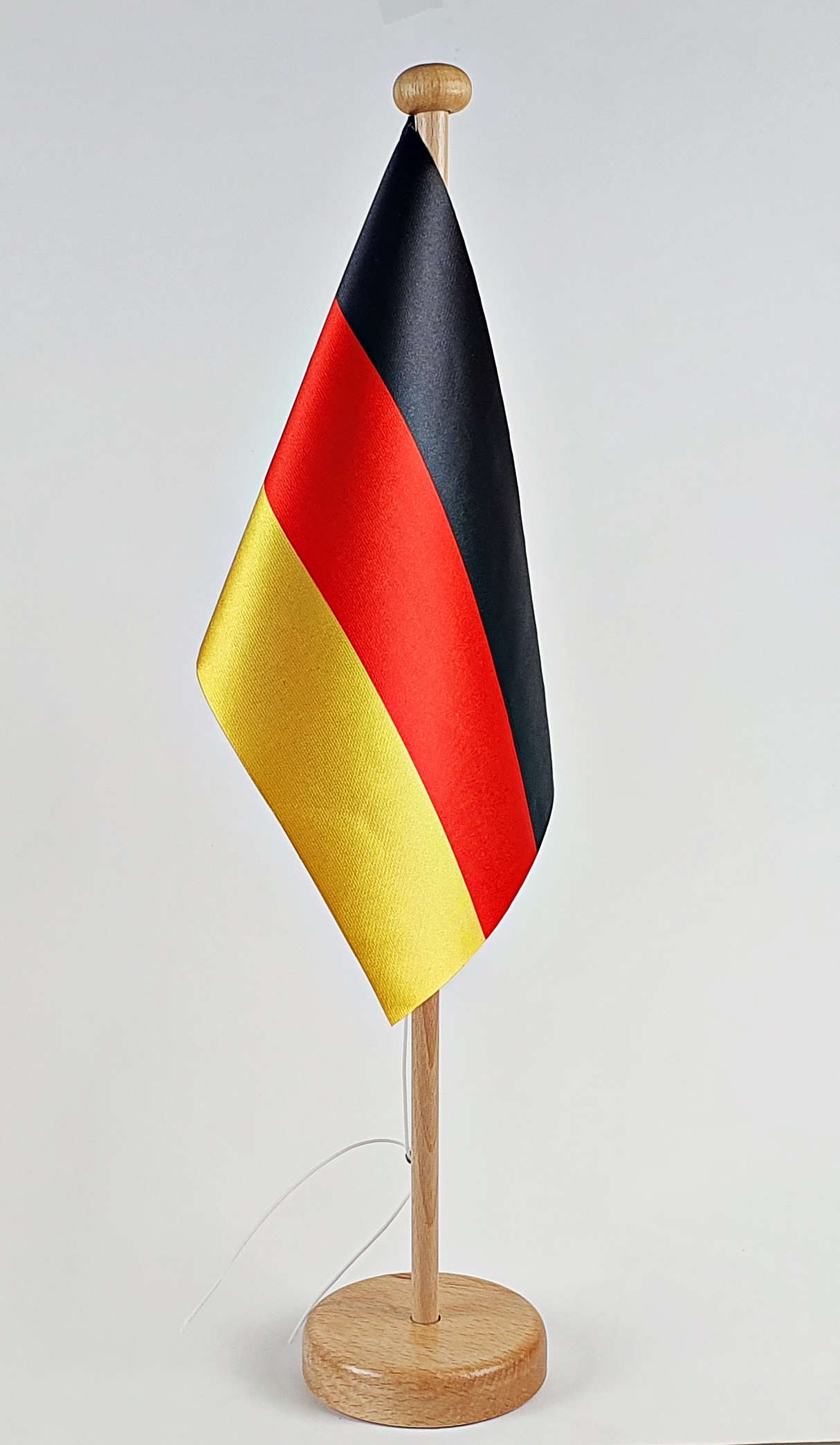 Tischflagge Deutschland 25x15 cm optional mit Holz- oder Chromständer Tischfahne Tischfähnchen