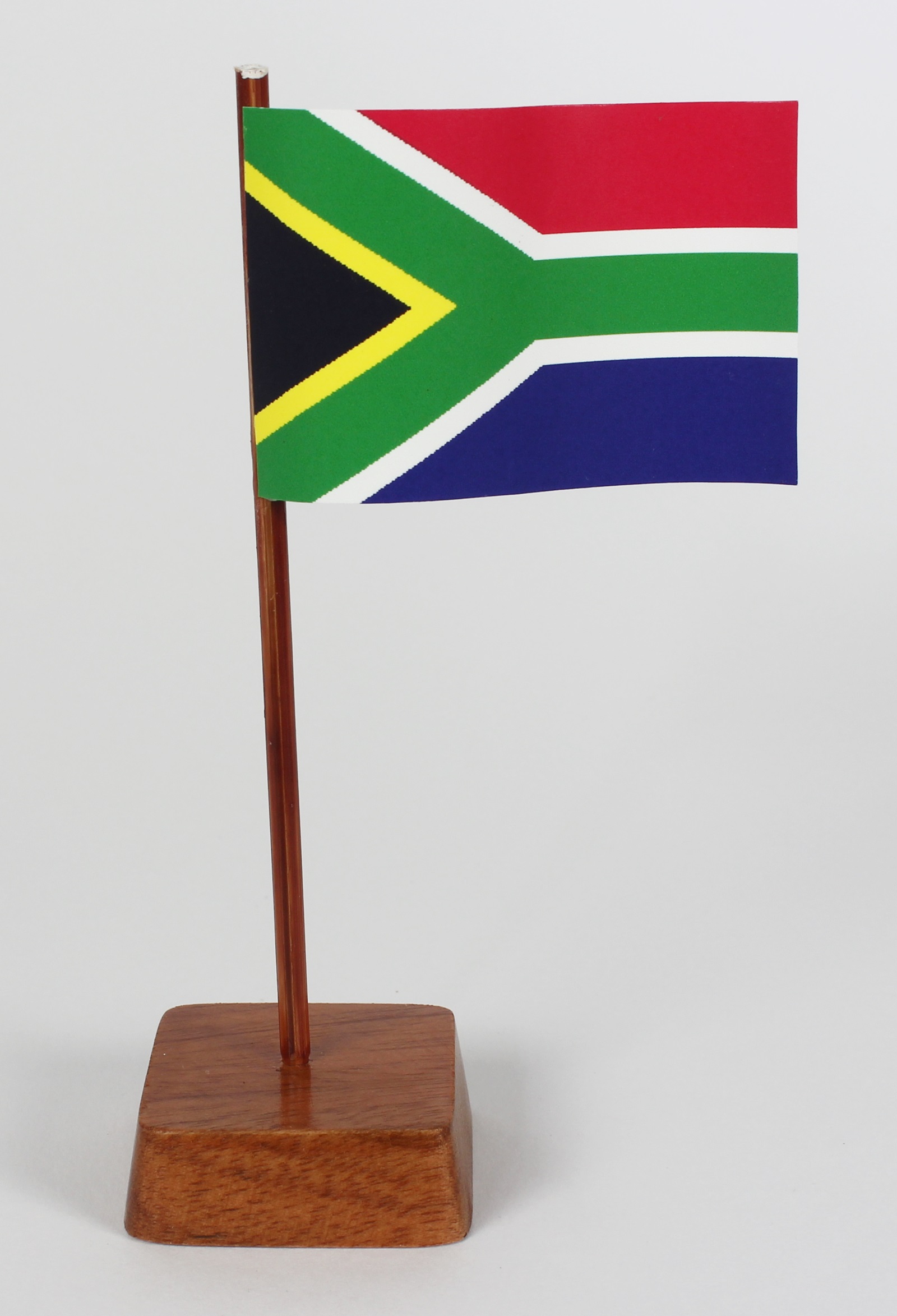 Mini Tischflagge Südafrika Höhe 13 cm Tischfähnchen