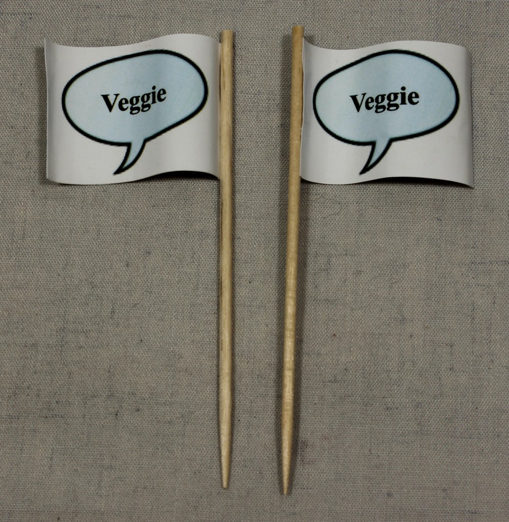 deko-picker-veggijlPtRHEjPmhZJ Party-Picker Flagge Veggie Papierfähnchen in Spitzenqualität 50 Stück Beutel