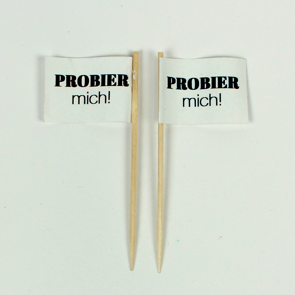 Party Picker Probier mich! Papierfähnchen