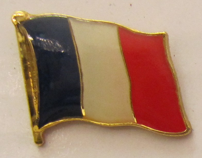 Pin Anstecker Flagge Fahne Frankreich Nationalflagge Tricolore Flaggenpin Button Badge Flaggen Clip