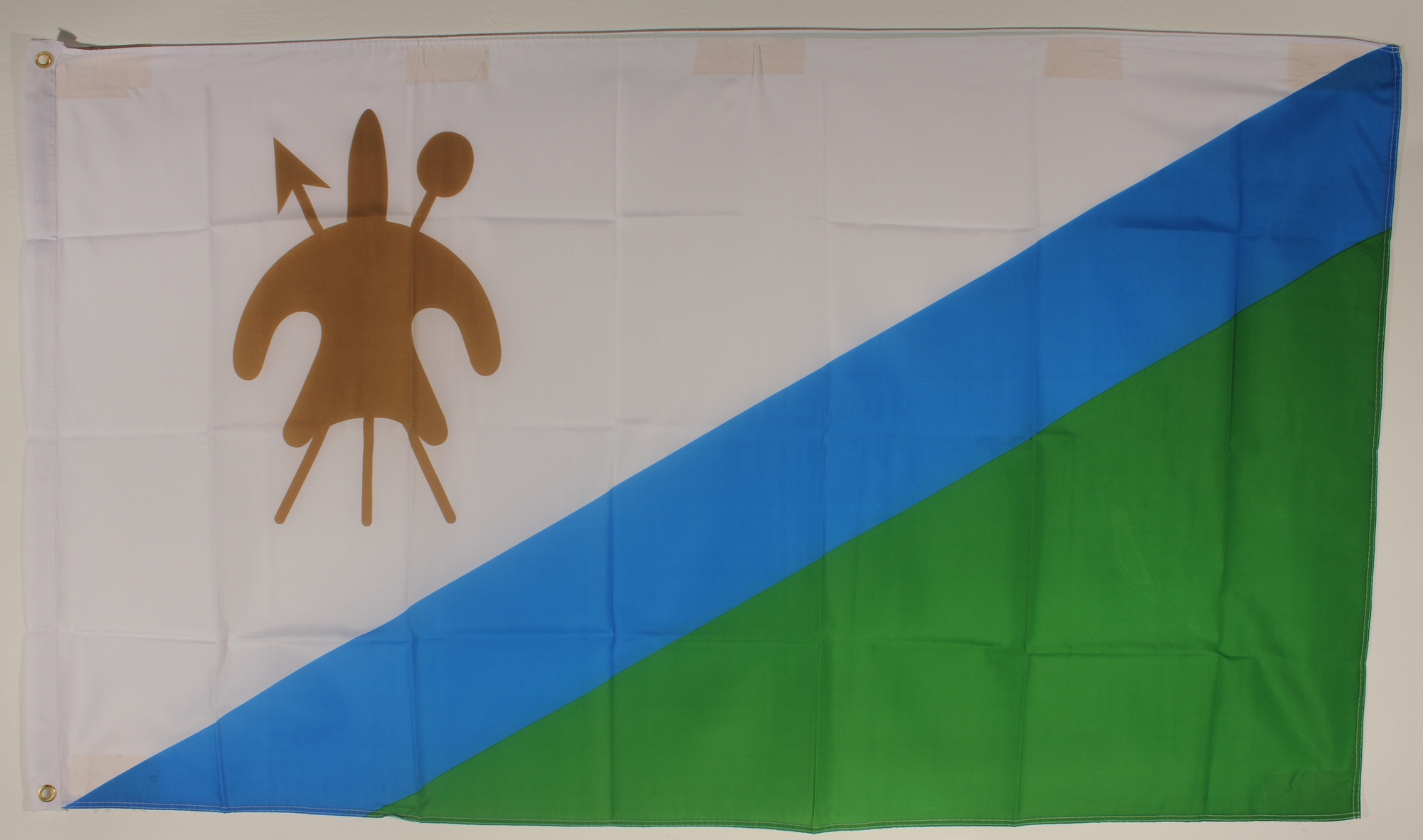 Flagge Fahne : Lesotho Lesothoflagge Nationalflagge Nationalfahne