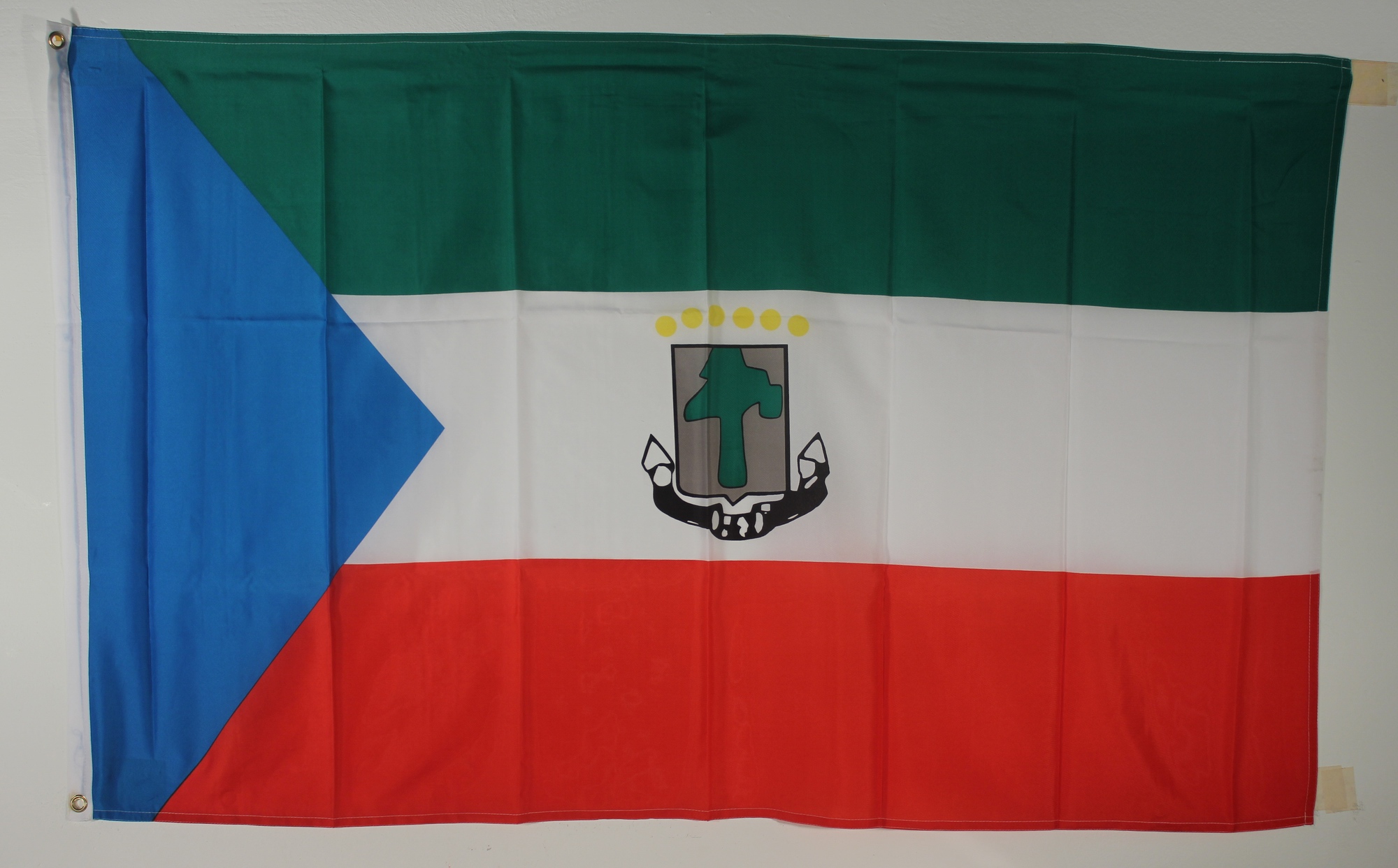 flagge-aequatorial-guinea Flagge Fahne : Äquatorial Guinea Nationalflagge Nationalfahne