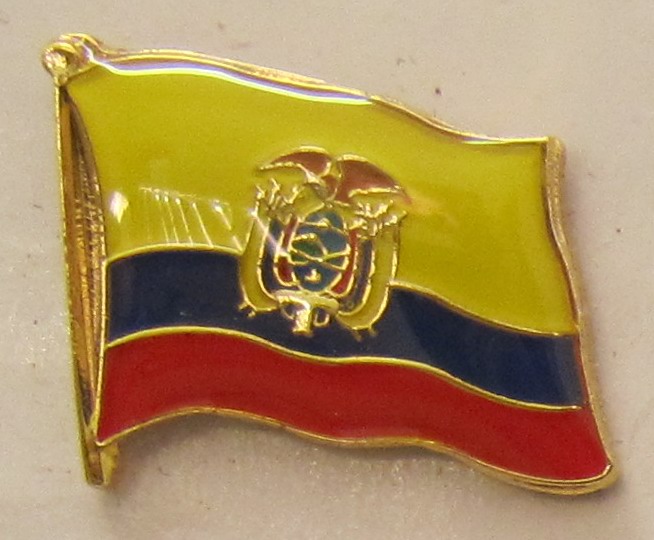 Ecuador Pin Anstecker Flagge Fahne Nationalflagge