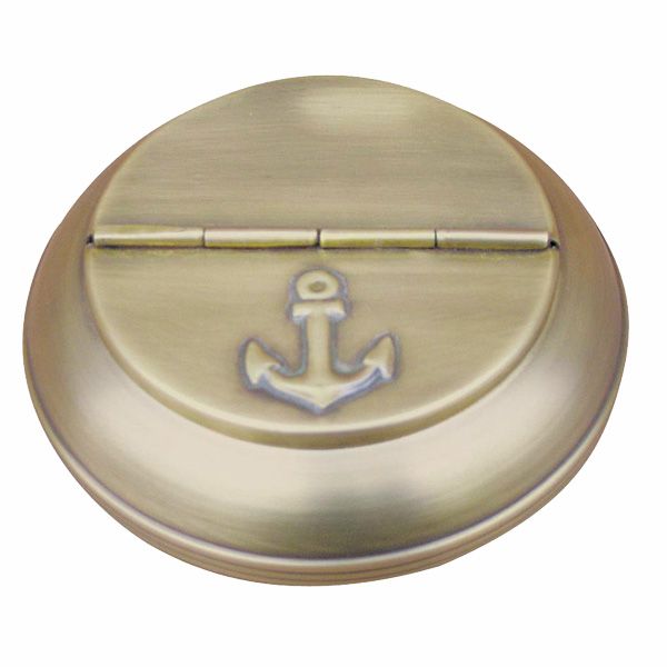 aschenbecher-antik Klappascher 10 cm aus Messing antik  Aschenbecher Ascher Tischaschenbecher