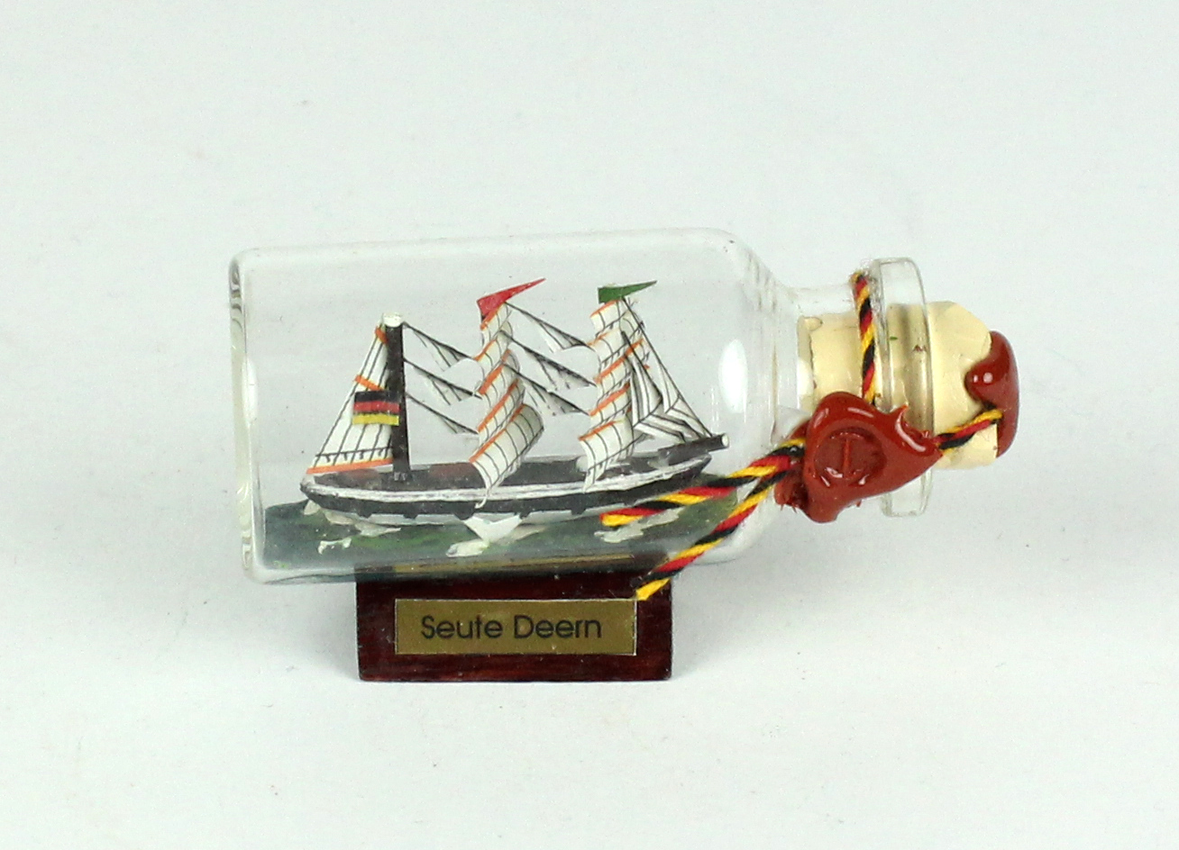 Seute Deern Mini Buddelschiff 10 ml 5x2 cm Flaschenschiff