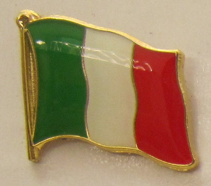 Pin Anstecker Flagge Fahne Italien