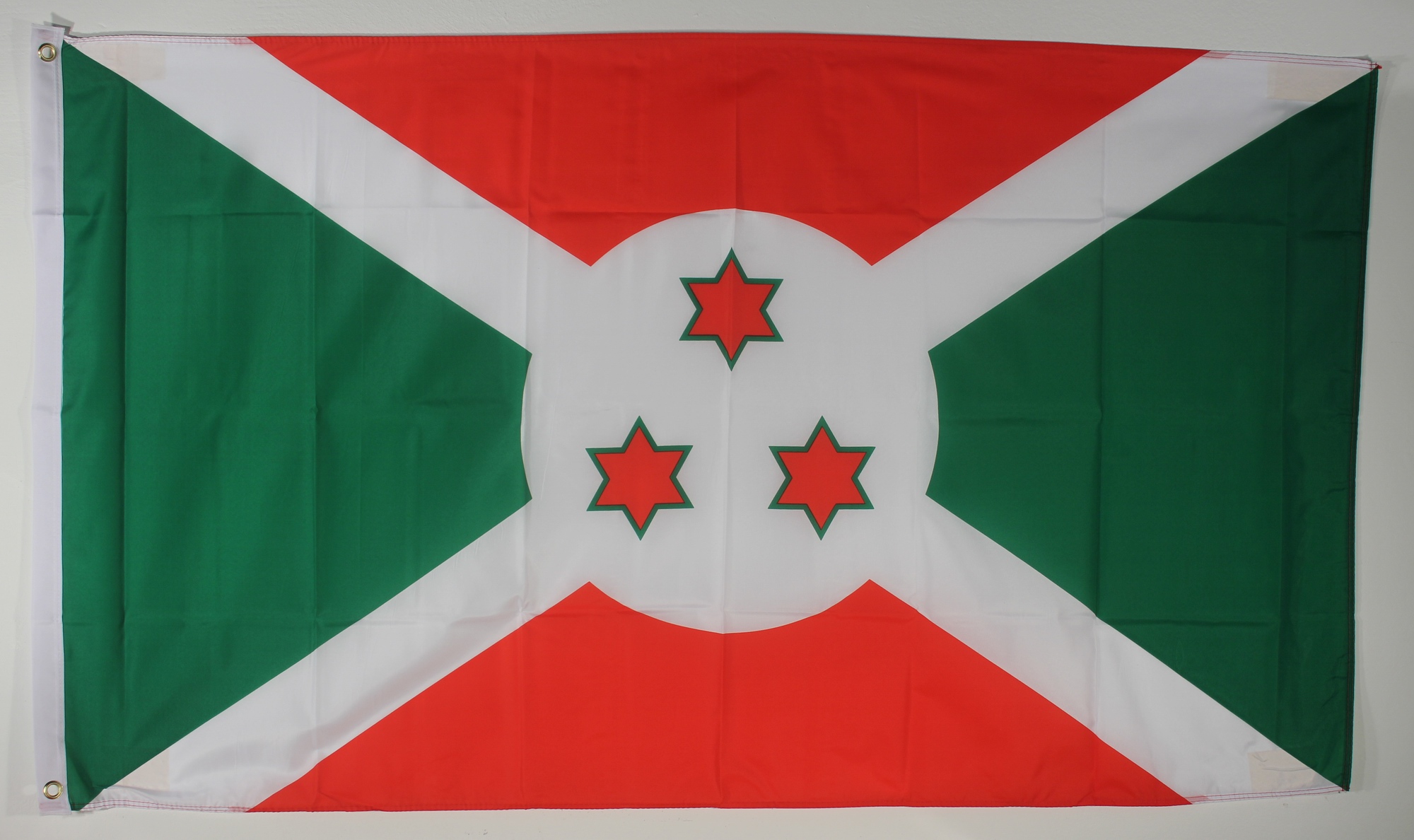 Flagge Fahne : Burundi Burundiflagge  Nationalflagge Nationalfahne