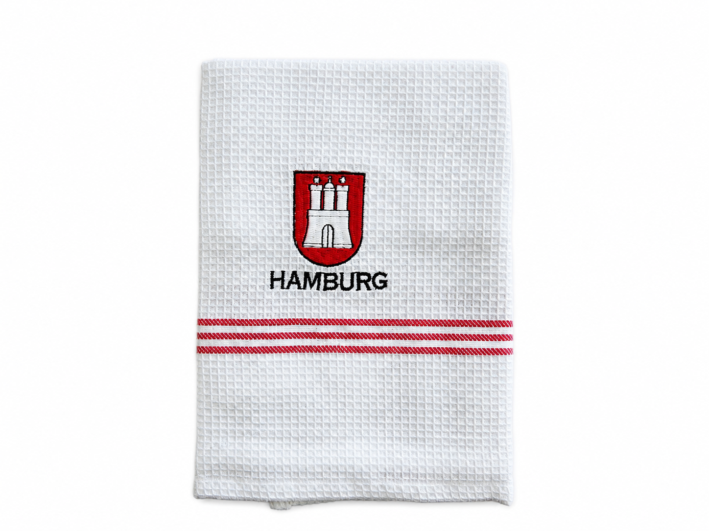 Geschirrtuch Hamburg Elphi rot Küchentuch Kopie
