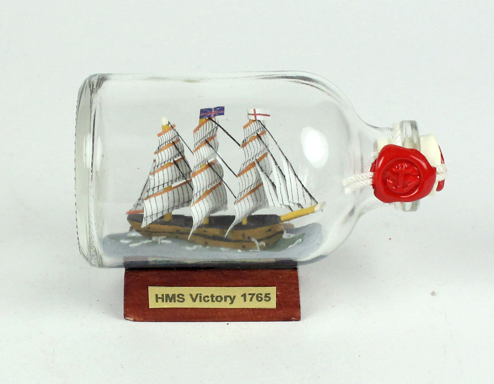 HMS Victory Lord Nelson Mini Buddelschiff 50 ml ca. 7,2 x 4,5 cm Flaschenschiff