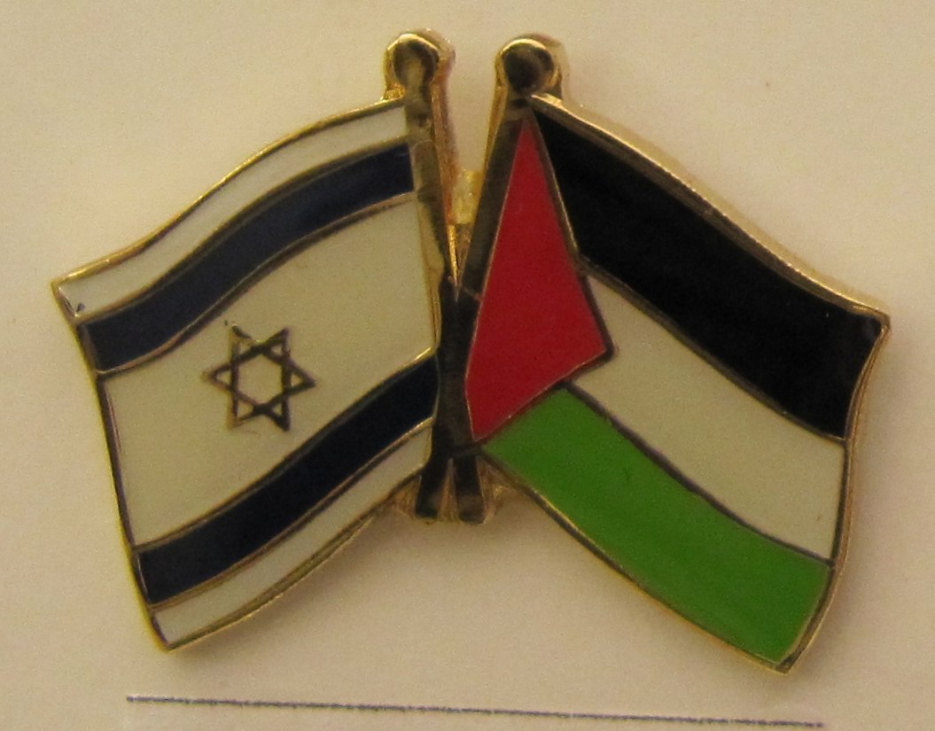 Israel / Palästina Freundschafts Pin Anstecker Flagge Fahne Nationalflagge