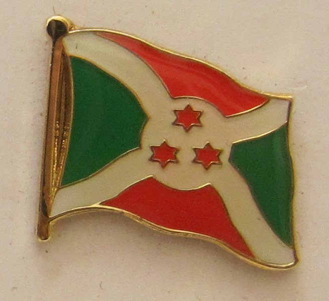 pin_flagge_burundi Burundi Pin Anstecker Flagge Fahne Nationalflagge