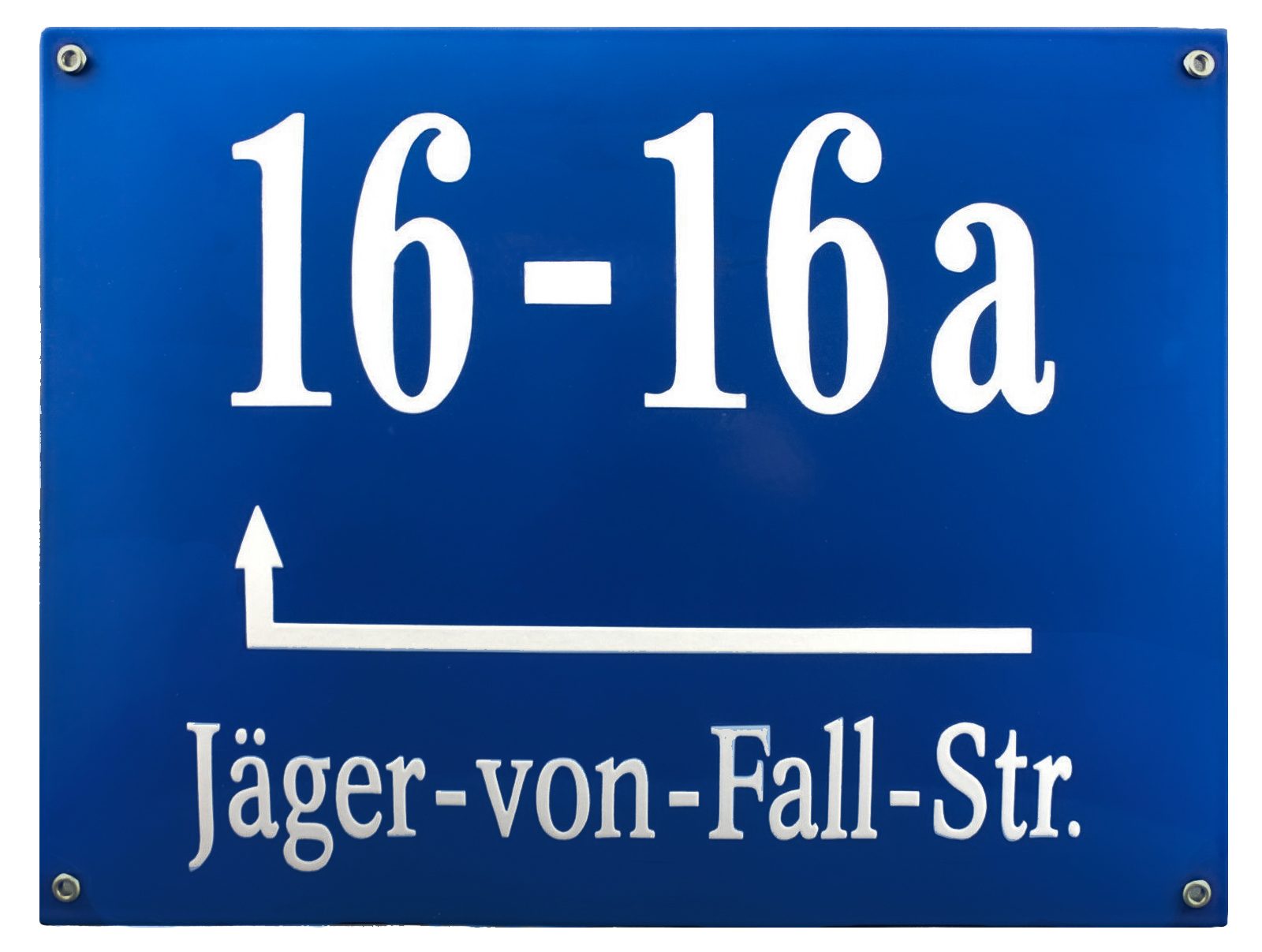 Münchner Hausnummernschild selber gestalten 40x30 cm Münchener Schild