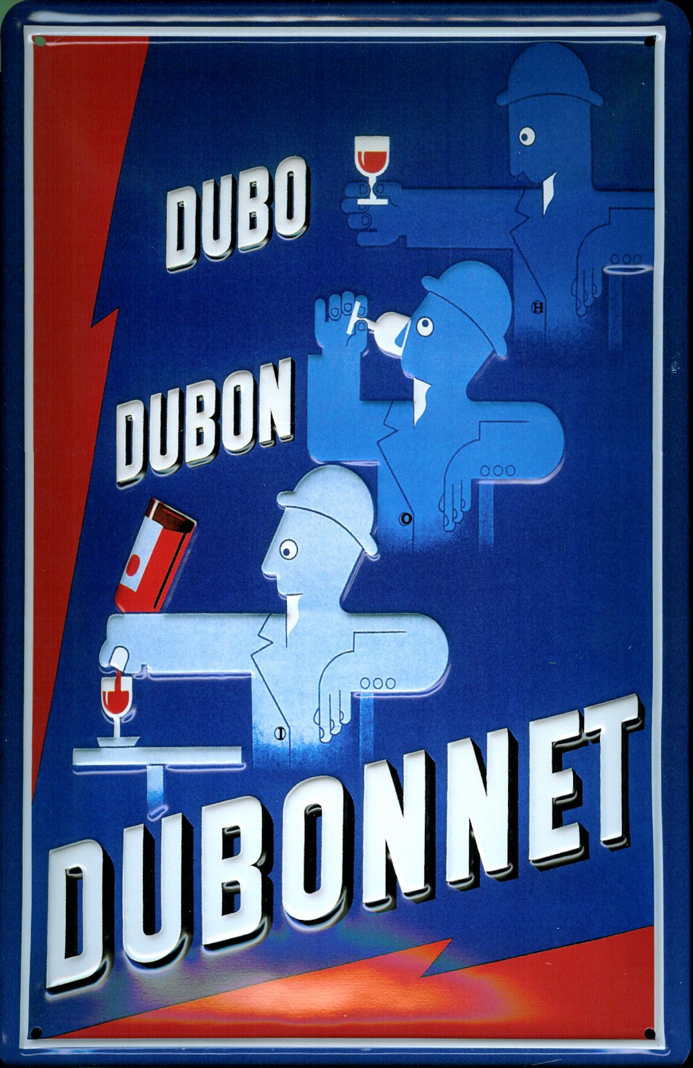 Blechschild Dubonnet Aperitif Vermouth Schild Kneipenschild Nostalgieschild