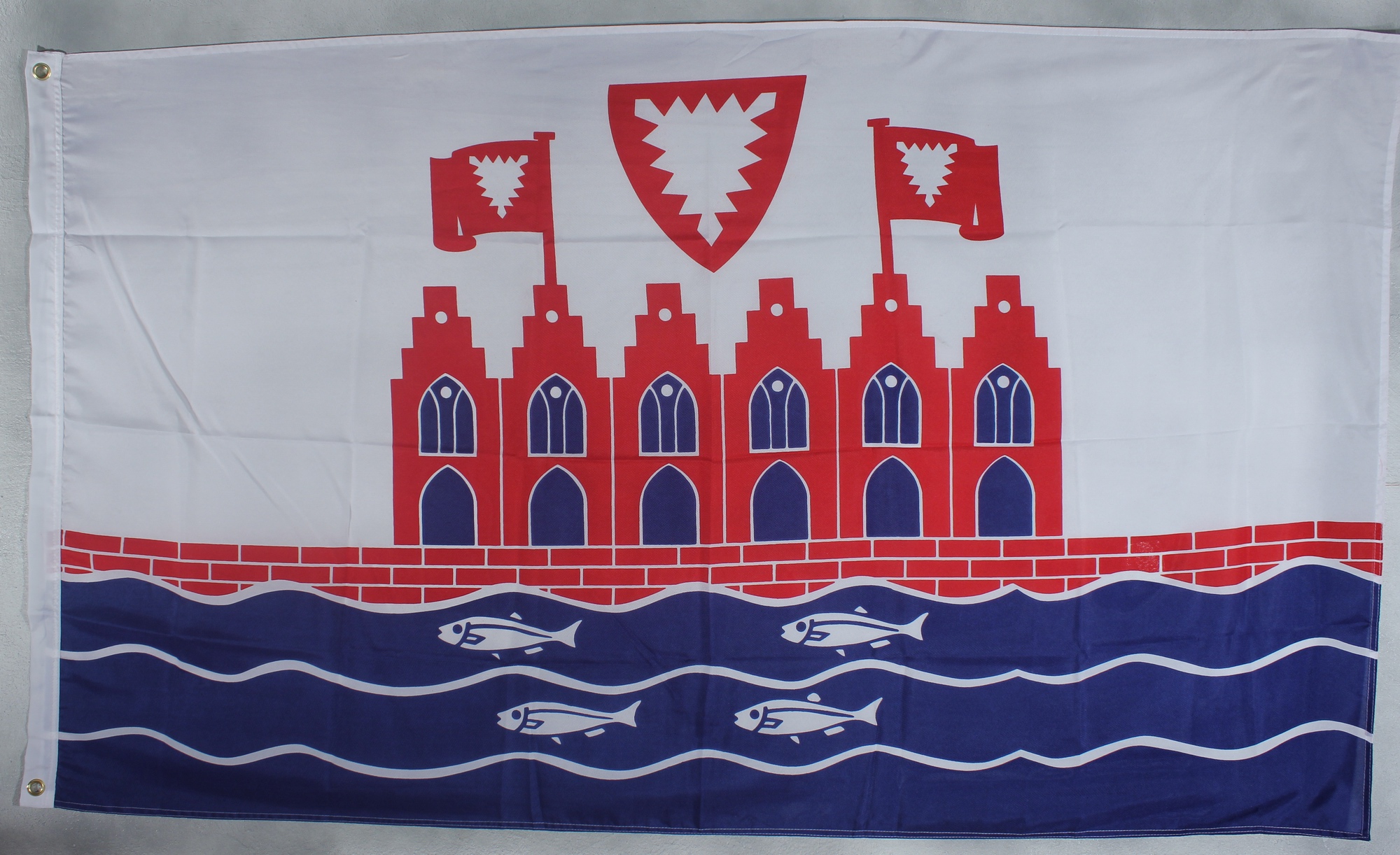 Flagge Fahne Heiligenhafen Stadtflagge Ostsee