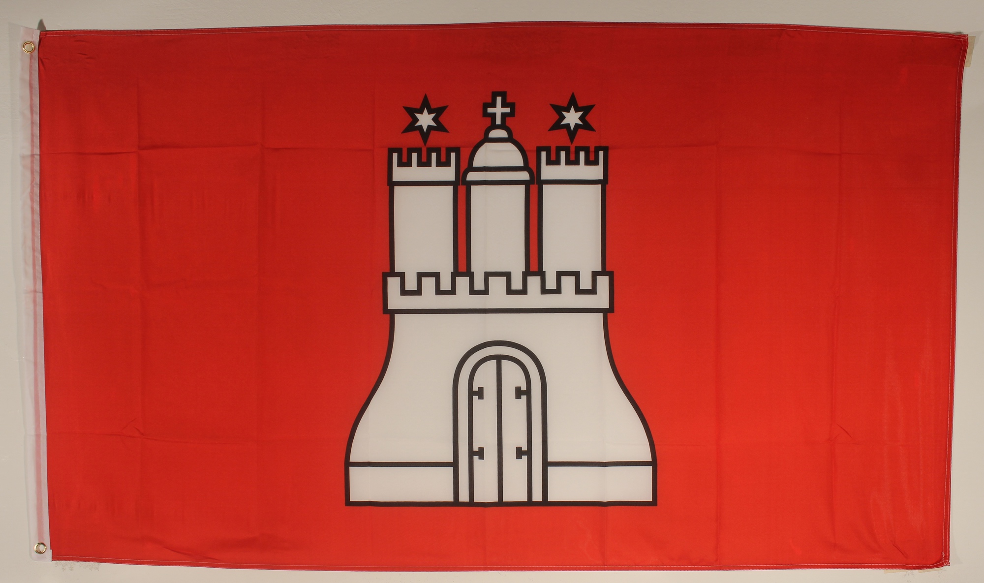flagge-hamburg Hamburg Flagge Großformat 250 x 150 cm wetterfest