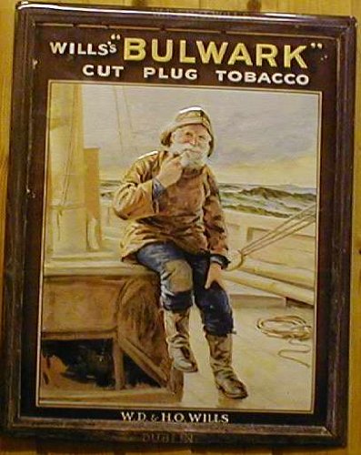 Blechschild Nostalgieschild Will's Bulwark cut plug Tabak Tobacco