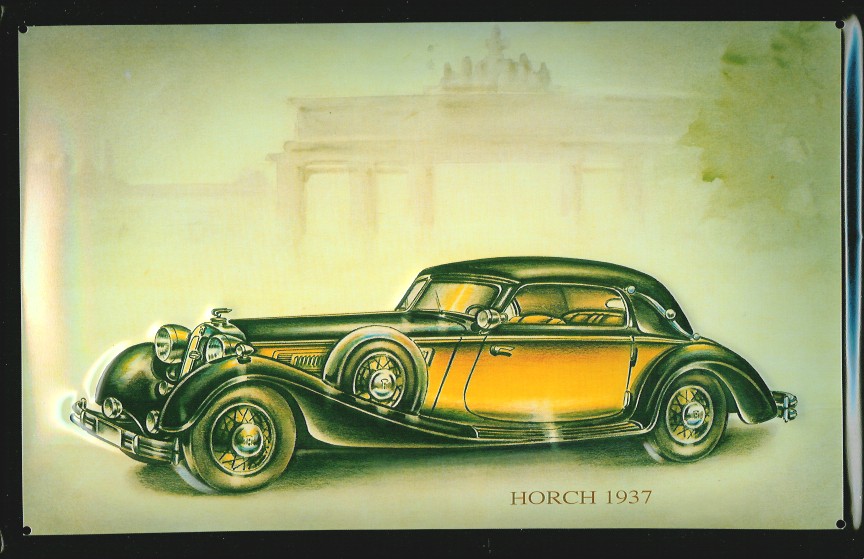 Blechschild Horch 1937 Nostalgieschild Schild