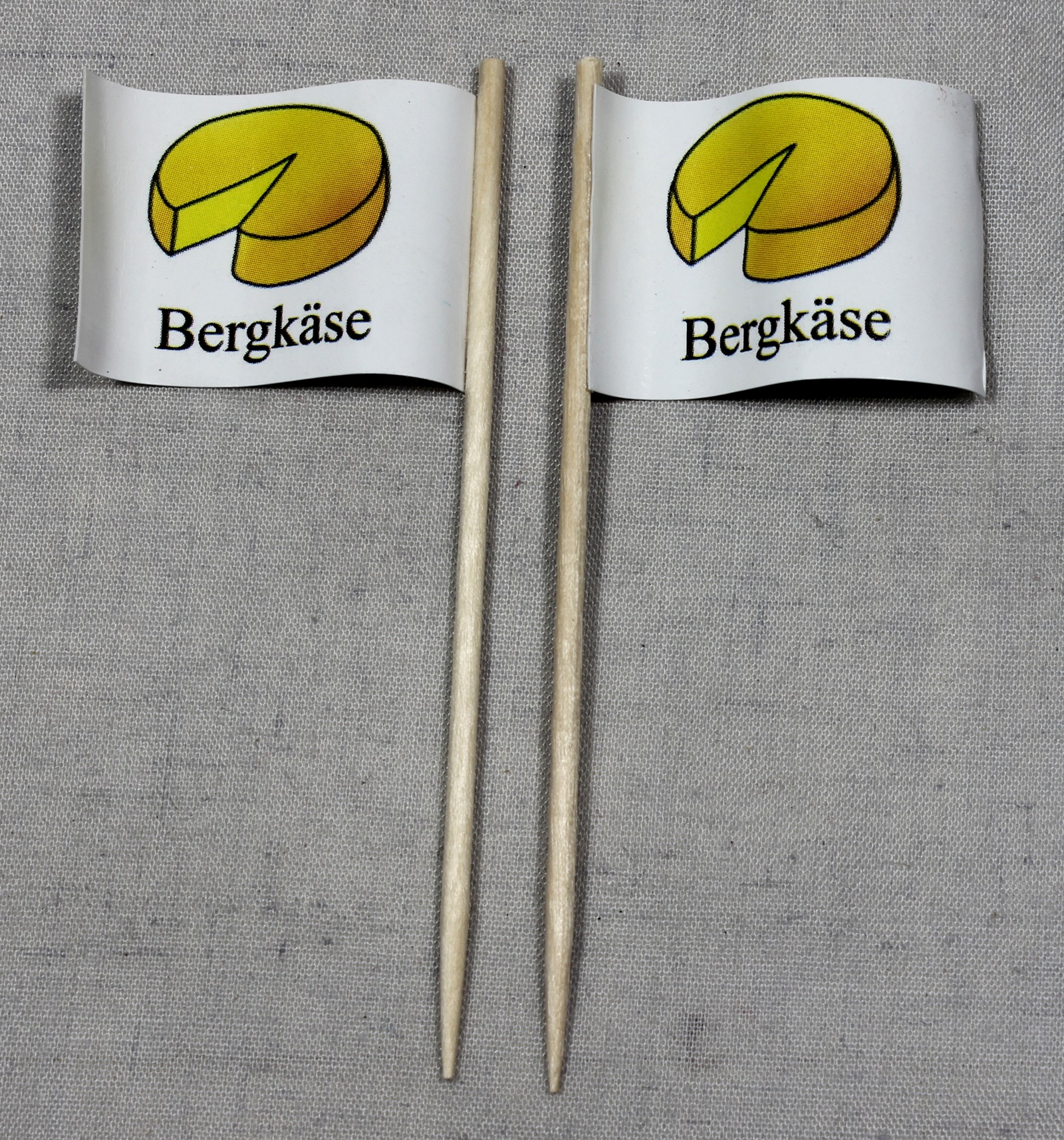 Party-Picker Flagge Bergkäse Papierfähnchen in Spitzenqualität 50 Stück Beutel