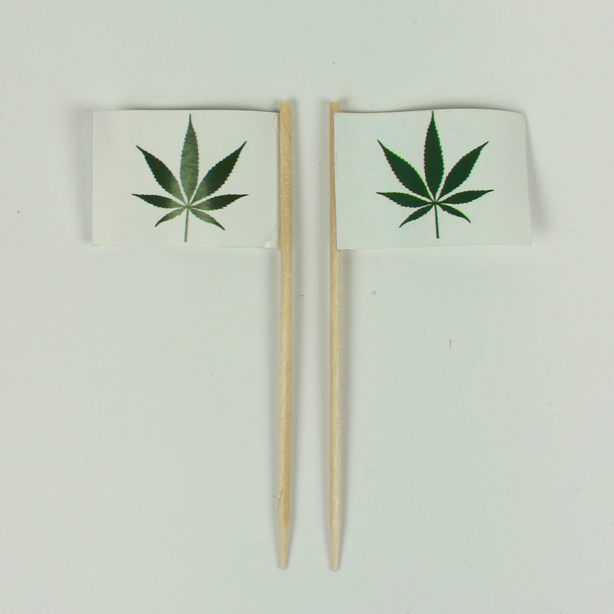 Party Picker Hanfblatt Cannabis Papierfähnchen