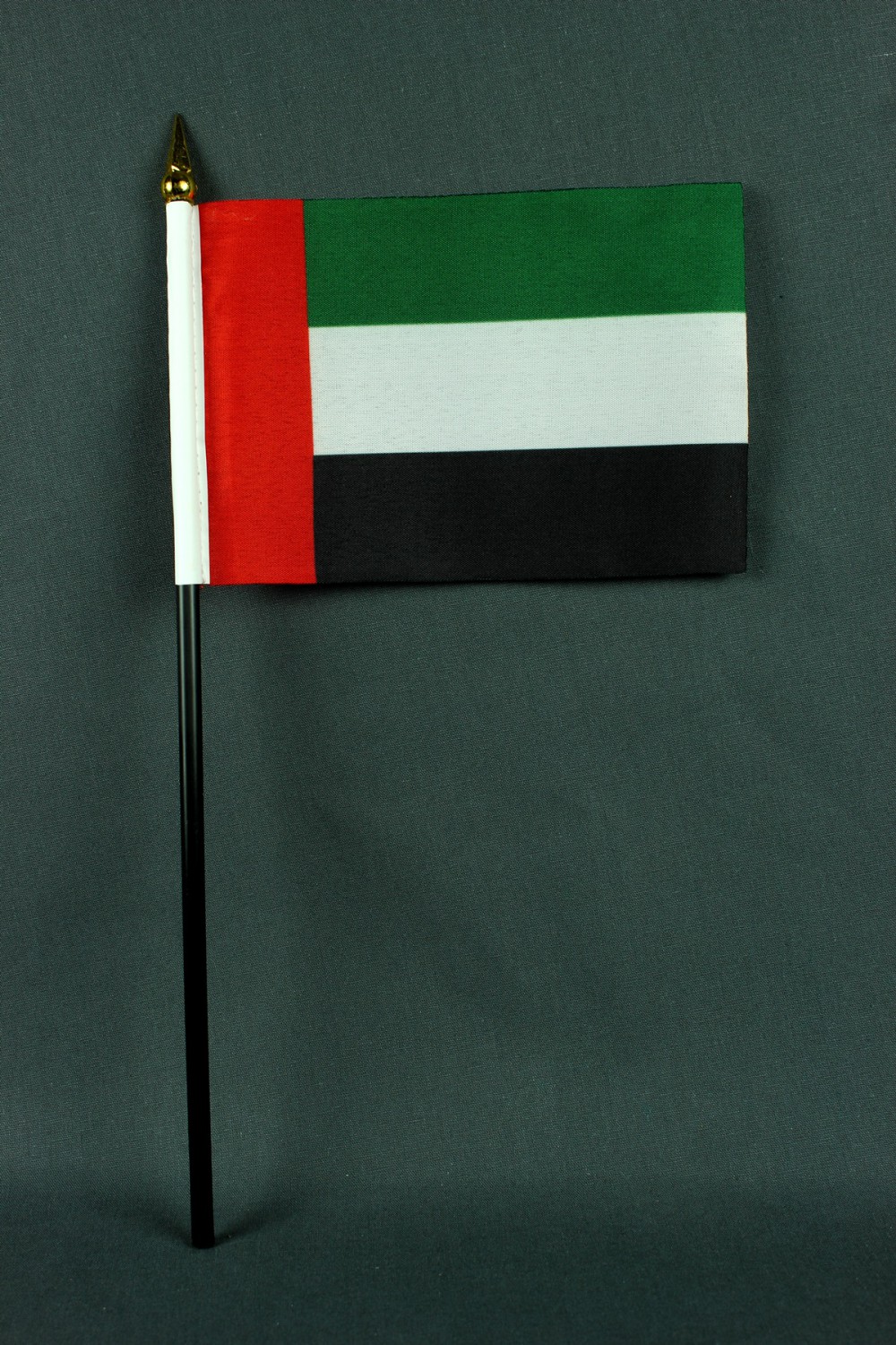 Kleine Tischflagge Vereinigte Arabische Emirate VAE UAE 10x15 cm optional mit Tischfähnchenständer