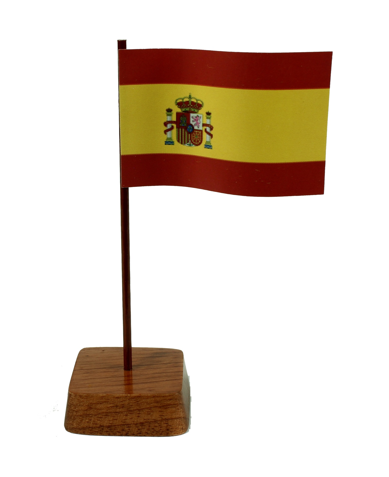 Mini Tischflagge Spanien Höhe 13 cm Tischfähnchen